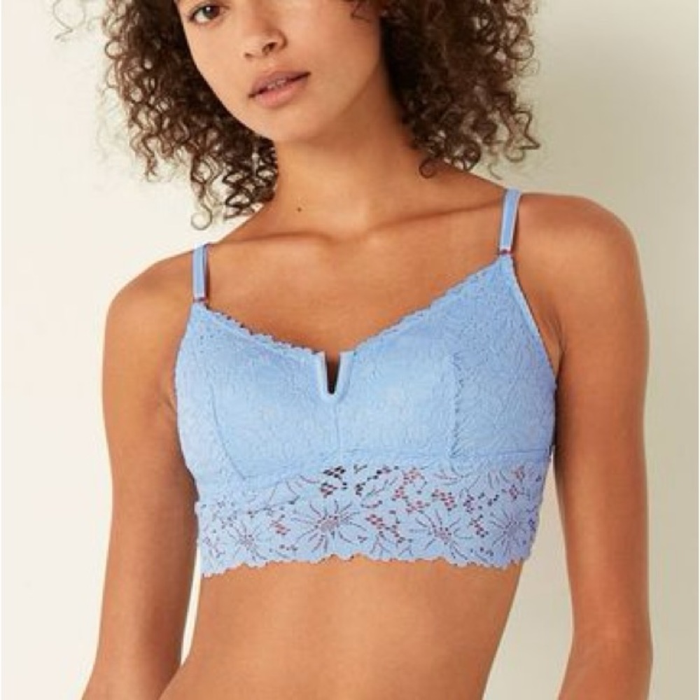 Victoria Secret Lacie Brallete, Blue, XS